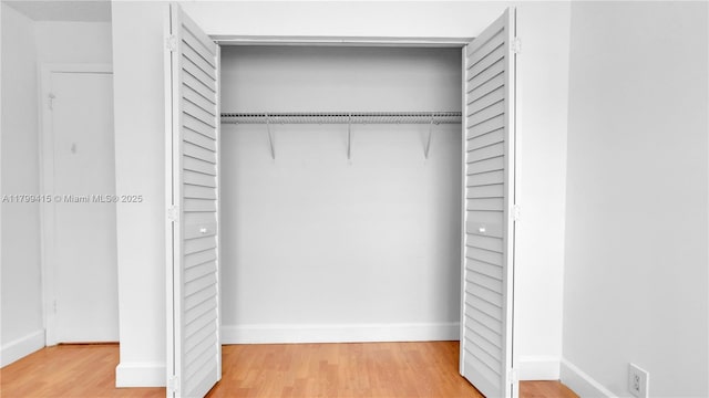 view of closet
