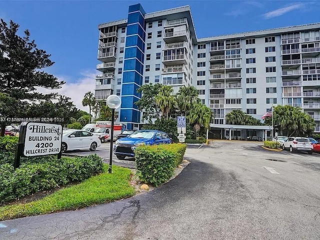 4200 Hillcrest Dr Unit 1017, Hollywood, FL 33021 - view of apartment building / complex with uncovered parking