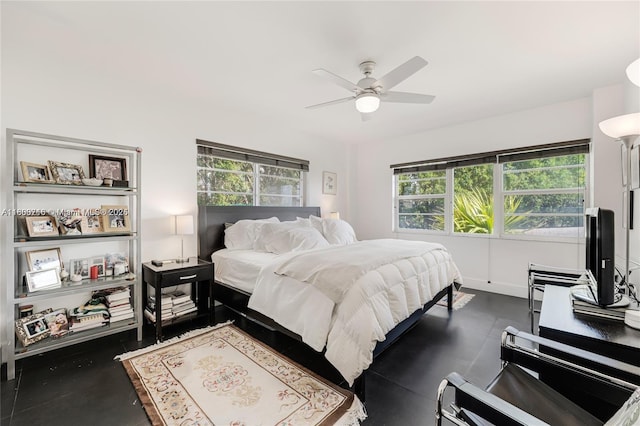 1700 NE 105th St Unit 108, Miami Shores, FL 33138 - bedroom featuring ceiling fan