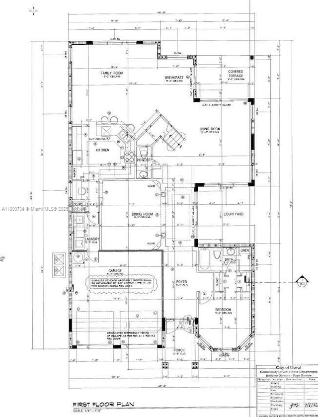 8389 NW 115th Ct, Doral, FL 33178 - property floor plan