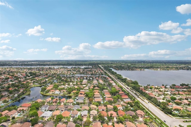 18417 NW 9th Ct, Pembroke Pines, FL 33029 - aerial perspective of suburban area with a nearby body of water