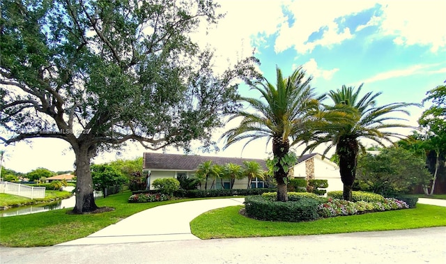 13021 NW 1st St, Plantation, FL 33325 - view of front of property featuring a front yard
