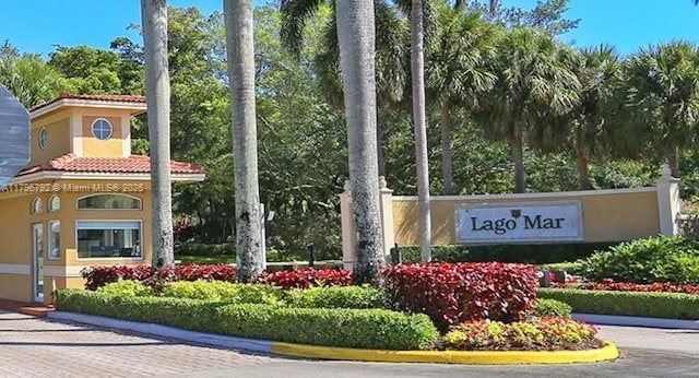 13021 NW 1st St, Plantation, FL 33325 - community / neighborhood sign with view of wooded area