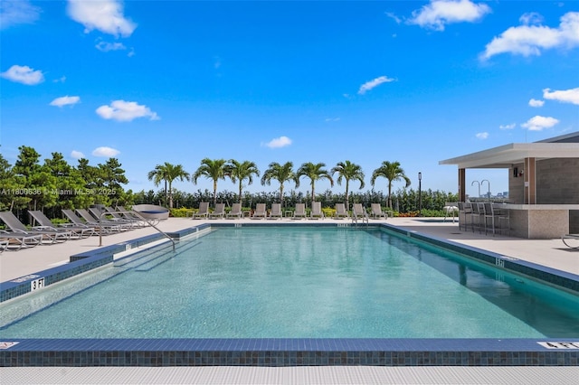 community pool featuring a patio
