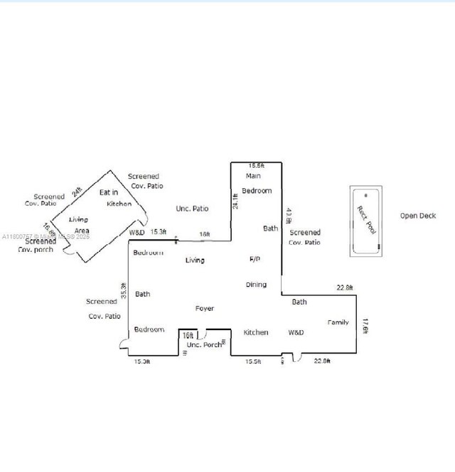 5858 SW 80th St, South Miami, FL 33143 - home floor plan