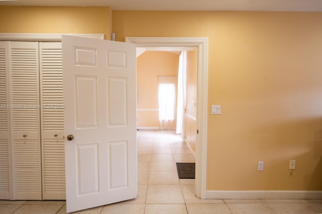 12840 SW 146th Ln, Miami, FL 33186 - hall with baseboards and light tile patterned floors