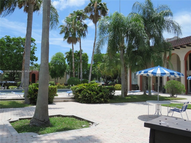 surrounding community featuring a swimming pool