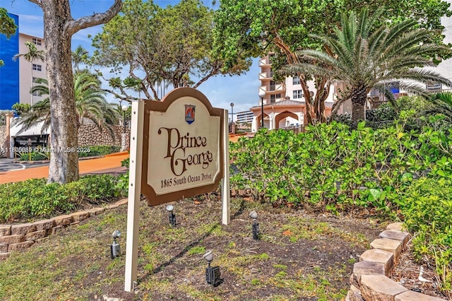1865 S Ocean Dr Unit 17C, Hallandale Beach, FL 33009 - view of community sign