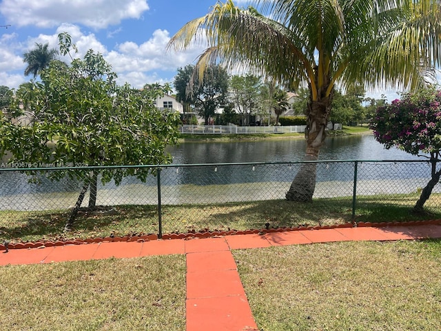 621 NW 157th Ave, Pembroke Pines, FL 33028 - water view featuring fence