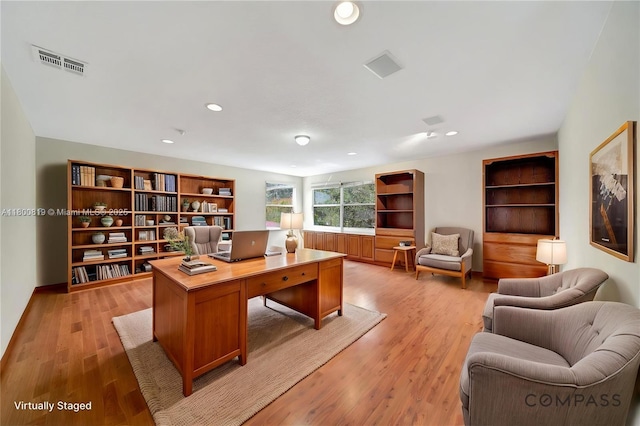 13781 NW 16th St, Pembroke Pines, FL 33028 - office space featuring light wood-style floors and recessed lighting