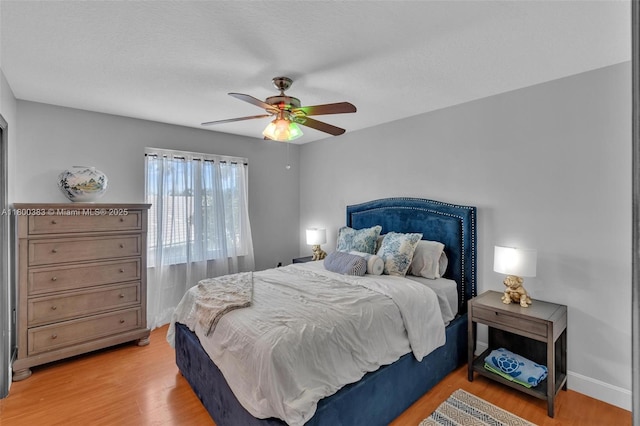 1811 SW 162nd Ave, Miramar, FL 33027 - bedroom with light wood-style flooring and a ceiling fan