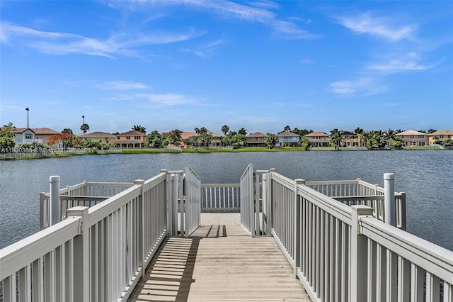 1811 SW 162nd Ave, Miramar, FL 33027 - dock featuring a residential view and a water view