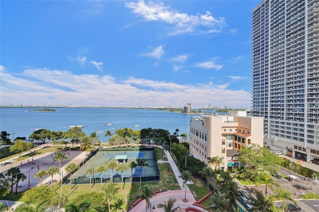 1750 N Bayshore Dr Unit 4007, Miami, FL 33132 - water view featuring nearby urban area