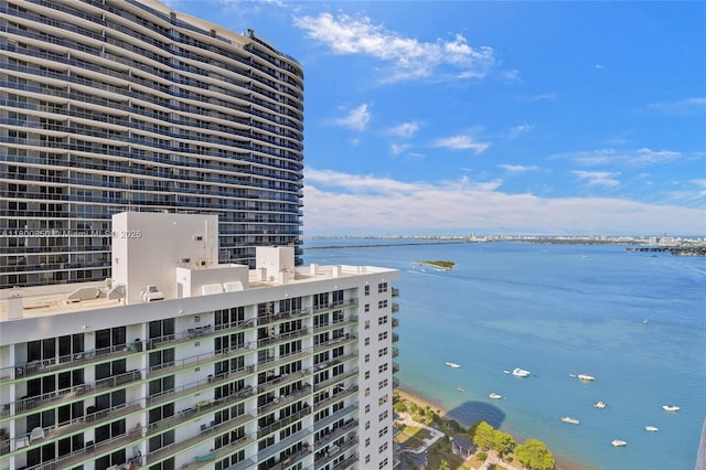 1750 N Bayshore Dr Unit 4007, Miami, FL 33132 - water view with nearby urban area