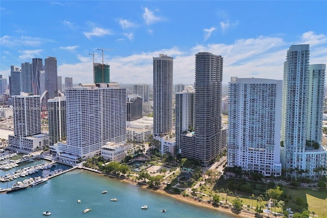 1750 N Bayshore Dr Unit 4007, Miami, FL 33132 - city view featuring a nearby body of water
