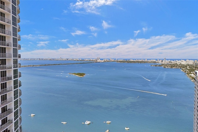 1750 N Bayshore Dr Unit 4007, Miami, FL 33132 - water view with nearby urban area