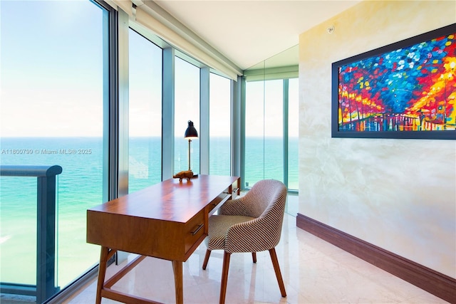 17001 Collins Ave Unit 3005, Sunny Isles Beach, FL 33160 - office space featuring a water view