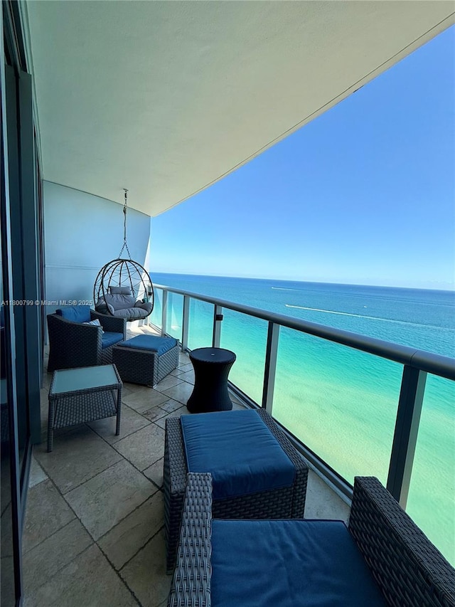 17001 Collins Ave Unit 3005, Sunny Isles Beach, FL 33160 - balcony featuring a water view