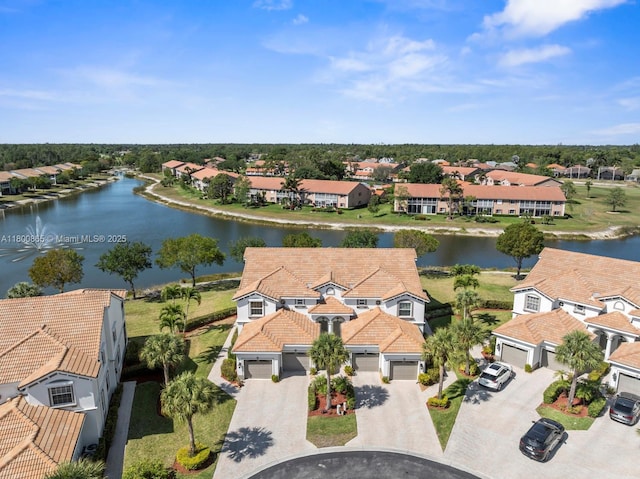 6893 Sterling Grns Unit 201, Naples, FL 34104 - aerial view of residential area with a large body of water
