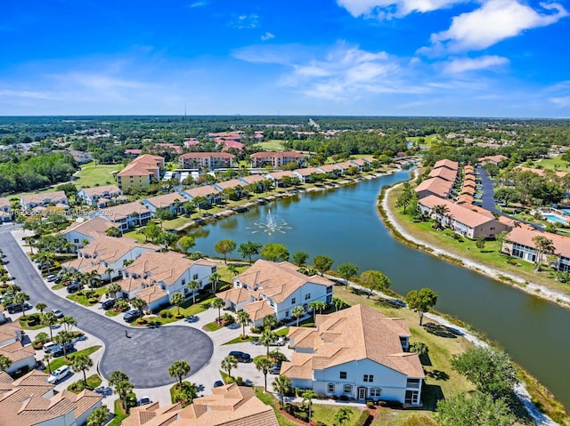 6893 Sterling Grns Unit 201, Naples, FL 34104 - aerial view of residential area featuring a large body of water