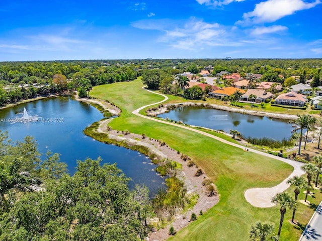 6893 Sterling Grns Unit 201, Naples, FL 34104 - aerial perspective of suburban area featuring a nearby body of water and a golf course