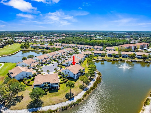 6893 Sterling Grns Unit 201, Naples, FL 34104 - aerial view of residential area featuring a large body of water