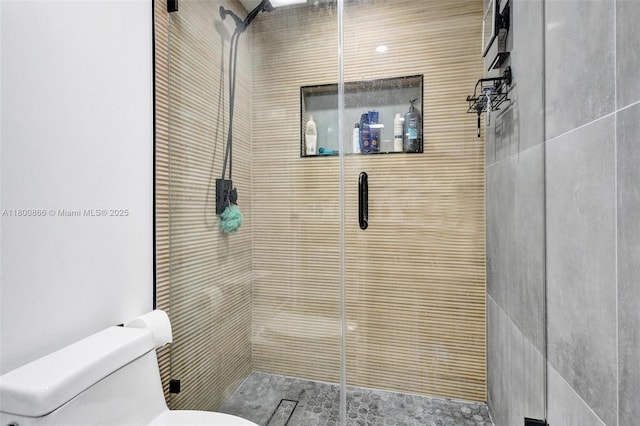1201 S Ocean Dr Unit 404N, Hollywood, FL 33019 - bathroom with toilet and a shower stall