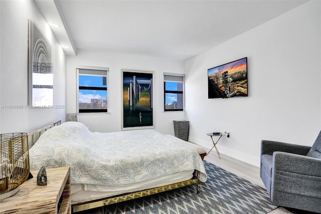 1201 S Ocean Dr Unit 404N, Hollywood, FL 33019 - bedroom featuring wood finished floors, baseboards, and recessed lighting
