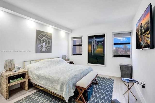 1201 S Ocean Dr Unit 404N, Hollywood, FL 33019 - bedroom with wood finished floors and baseboards