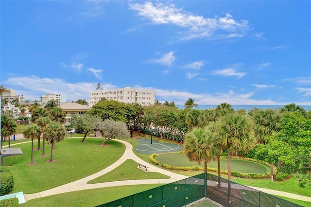 1201 S Ocean Dr Unit 404N, Hollywood, FL 33019 - view of home's community featuring a lawn and a putting green