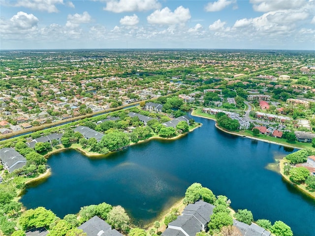5380 Cedar Lake Dr Unit 204, Boynton Beach, FL 33437 - aerial perspective of suburban area featuring a large body of water
