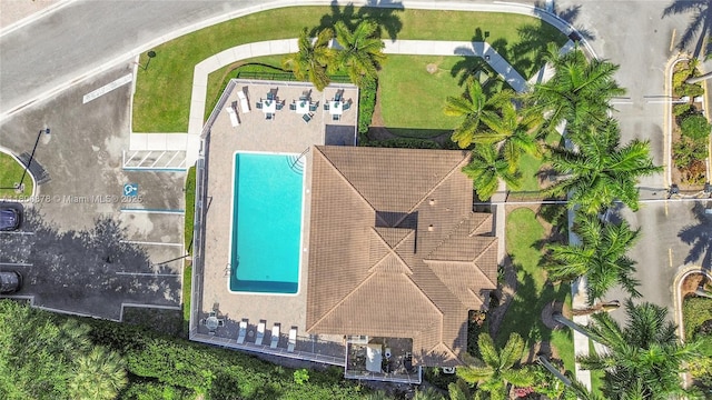 23157 Addison Lakes Cir, Boca Raton, FL 33433 - drone / aerial view of a pool