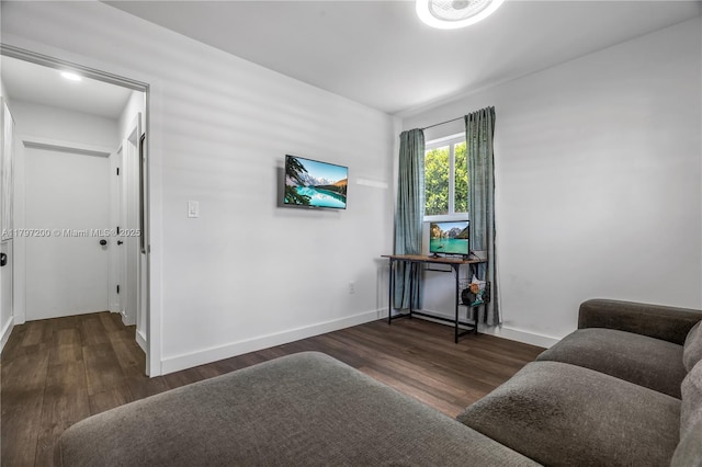 9621 SW 59th Ter, Miami, FL 33173 - sitting room with wood finished floors and baseboards