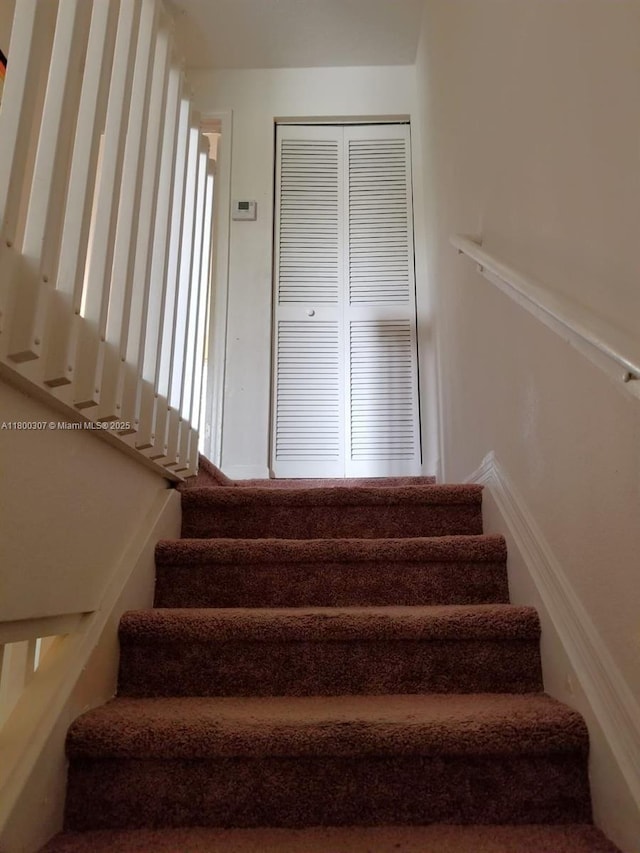 view of stairs