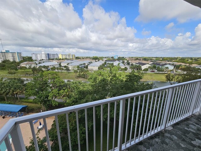 3850 Washington St Unit 704, Hollywood, FL 33021 - balcony featuring a water view