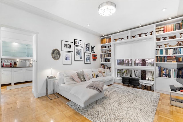 4532 Sheridan Ave, Miami Beach, FL 33140 - living area featuring built in features