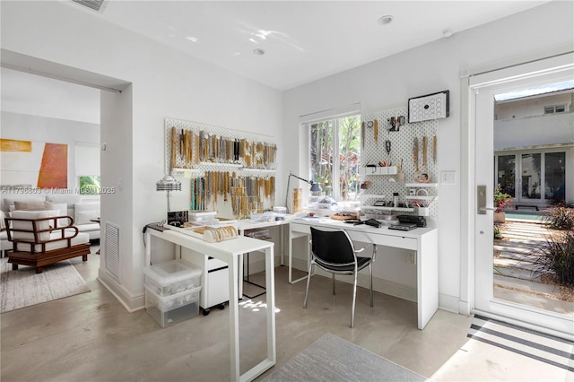 4532 Sheridan Ave, Miami Beach, FL 33140 - office with concrete flooring and baseboards