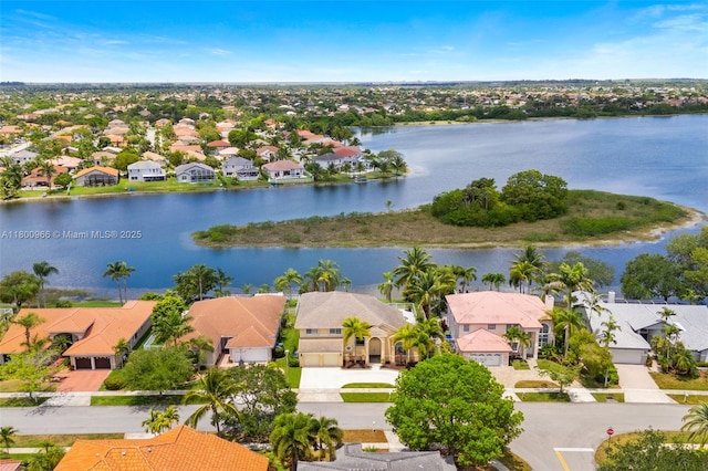 1106 NW 180th Ave, Pembroke Pines, FL 33029 - aerial perspective of suburban area featuring a large body of water