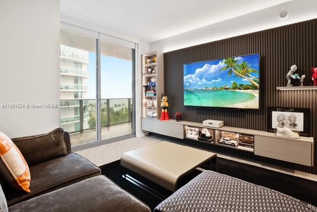 488 NE 18th St Unit 715, Miami, FL 33132 - view of home theater room