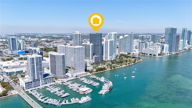 488 NE 18th St Unit 715, Miami, FL 33132 - view of urban area featuring a nearby body of water