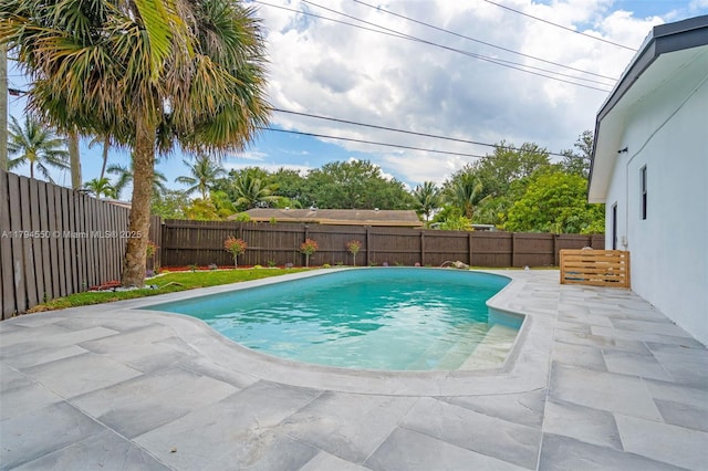 3732 SW 16th St, Fort Lauderdale, FL 33312 - view of pool with a fenced backyard and a patio