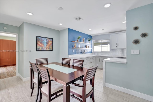 5261 NE 18th Ter, Fort Lauderdale, FL 33308 - dining room featuring recessed lighting and baseboards