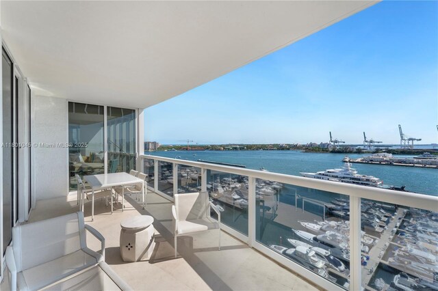 400 Alton Rd Unit 1101, Miami Beach, FL 33139 - balcony with a water view