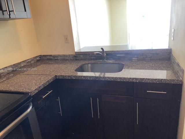 492 NW 165th St Rd Unit C514, Miami, FL 33169 - kitchen featuring a sink and dark countertops