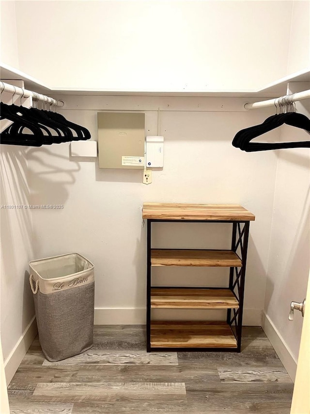 1900 NE 180th St, North Miami Beach, FL 33162 - spacious closet featuring wood finished floors
