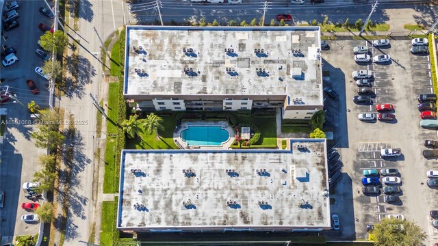 9020 NE 8th Ave Unit 2A, Miami Shores, FL 33138 - bird's eye view of a pool