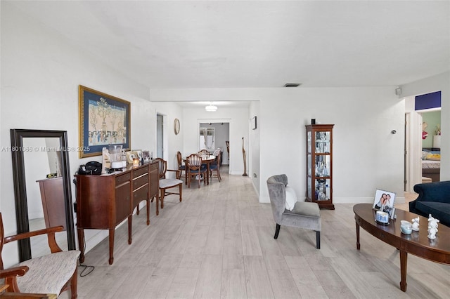 6811 SW 5th Ter, Miami, FL 33144 - living room with light wood finished floors and baseboards