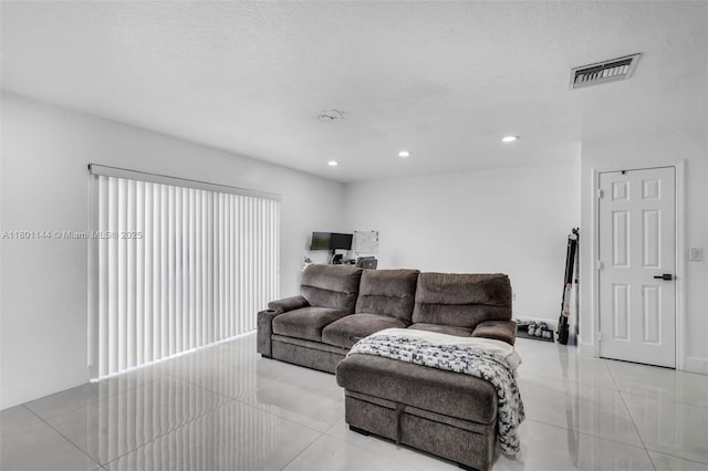 6306 Moseley St Unit 1, Hollywood, FL 33024 - tiled living room with recessed lighting