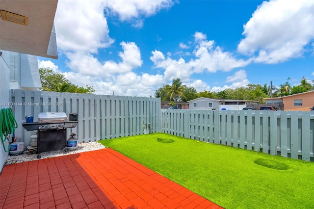 6306 Moseley St Unit 1, Hollywood, FL 33024 - fenced backyard with a patio area