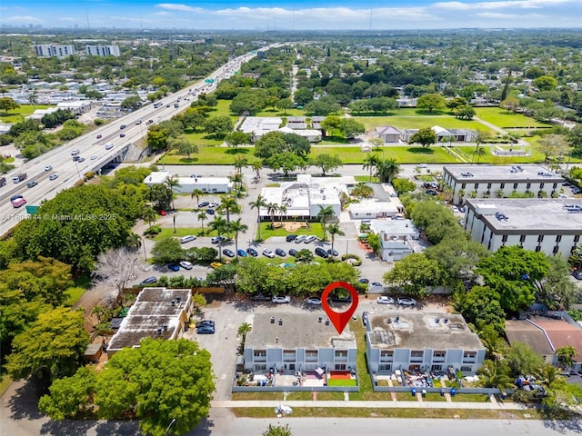 6306 Moseley St Unit 1, Hollywood, FL 33024 - drone / aerial view of a main thoroughfare